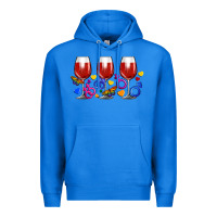 True Royal pride wine cups Premium Hoodie - FaDigitalArtStudio