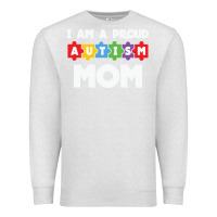 Oatmeal Heather LIL Autism Mom Premium Sweatshirt - CowhideDigitalArt