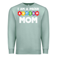 Seafoam LIL Autism Mom Premium Sweatshirt - CowhideDigitalArt