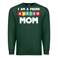 Sports Green LIL Autism Mom Premium Sweatshirt - CowhideDigitalArt