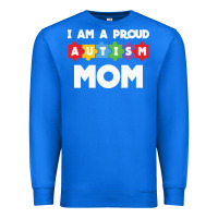 True Royal LIL Autism Mom Premium Sweatshirt - CowhideDigitalArt
