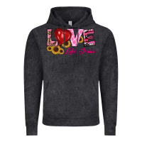 Vintage Black valentine's day love like jesus Vintage Hoodie - RanaPortraitStore