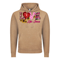 Vintage Coffee valentine's day love like jesus Vintage Hoodie - RanaPortraitStore