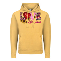 Vintage Mustard valentine's day love like jesus Vintage Hoodie - RanaPortraitStore