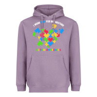Wear Blue For My Brother Autism Heavyweight Hoodie | Teevron
