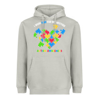 Moon Dust Wear Blue For My Brother Autism Heavyweight Hoodie - CowhideDigitalArt