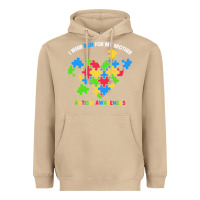 Mushroom Wear Blue For My Brother Autism Heavyweight Hoodie - CowhideDigitalArt