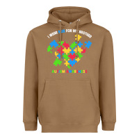 Toasted Coconut Wear Blue For My Brother Autism Heavyweight Hoodie - CowhideDigitalArt