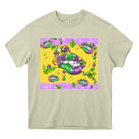 Mossy mardi gras lips Heavy Core Tee - MaliasSmallBusiness