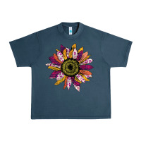 Midnight Navy Sunflower Urban Heavy Tee - Bettercallsaul