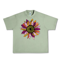 Oil Green Sunflower Urban Heavy Tee - Bettercallsaul