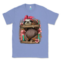 Colony Blue cute floral baby sloth Classic Tee - Jasminsmagicworld
