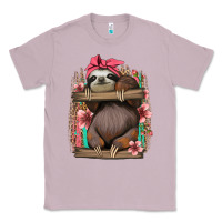 Lilac cute floral baby sloth Classic Tee - Jasminsmagicworld