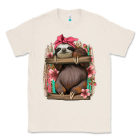 Natural cute floral baby sloth Classic Tee - Jasminsmagicworld