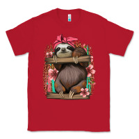 Red cute floral baby sloth Classic Tee - Jasminsmagicworld