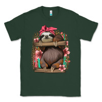 Sports Green cute floral baby sloth Classic Tee - Jasminsmagicworld