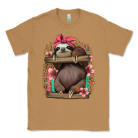 Toasted Coconut cute floral baby sloth Classic Tee - Jasminsmagicworld
