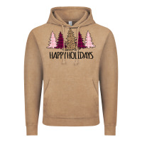 Vintage Coffee Happy Holidays Tree Vintage Hoodie - Bettercallsaul