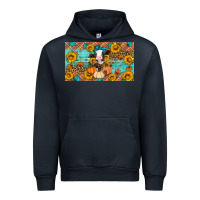 Navy Fall cow Urban Hoodie - Artiststas