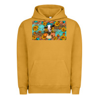 Pigment Peanut Butter Fall cow Urban Hoodie - Artiststas
