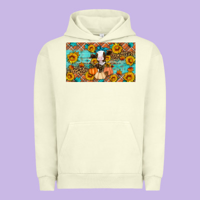 Fall Cow Urban Hoodie Designed By Artiststas