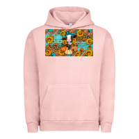 Pigment Salmon Fall cow Urban Hoodie - Artiststas
