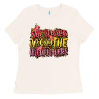 Bone she belongs among the wildflowers Ladies Tee - NancyCooperArtShop