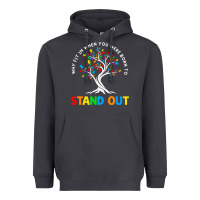 Smoke Why Fit In Autism Awareness Heavyweight Hoodie - CowhideDigitalArt