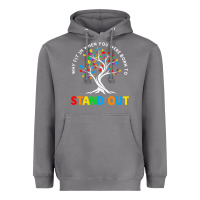 Storm Why Fit In Autism Awareness Heavyweight Hoodie - CowhideDigitalArt