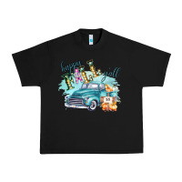 Black Happy Fall YALL Pumpkin Truck Shirt Urban Heavy Tee - Bettercallsaul