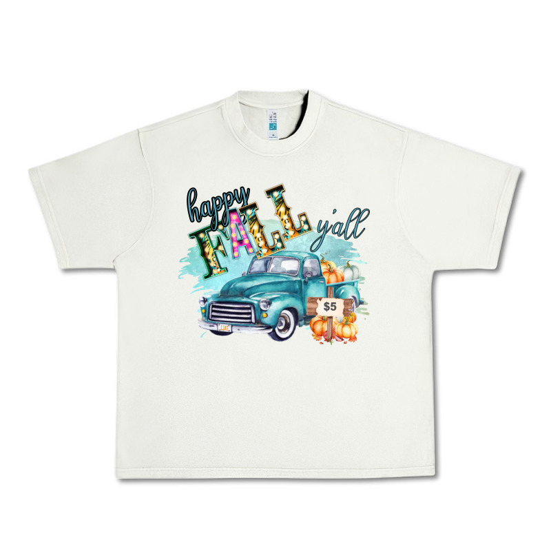 Happy Fall Yall Pumpkin Truck Shirt Urban Heavy Tee by Bettercallsaul | Teevron