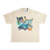 Sandshell Happy Fall YALL Pumpkin Truck Shirt Urban Heavy Tee - Bettercallsaul