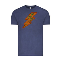 Vintage Denim Western Cactus Lightning Orange Background Vintage Tee - Bettercallsaul