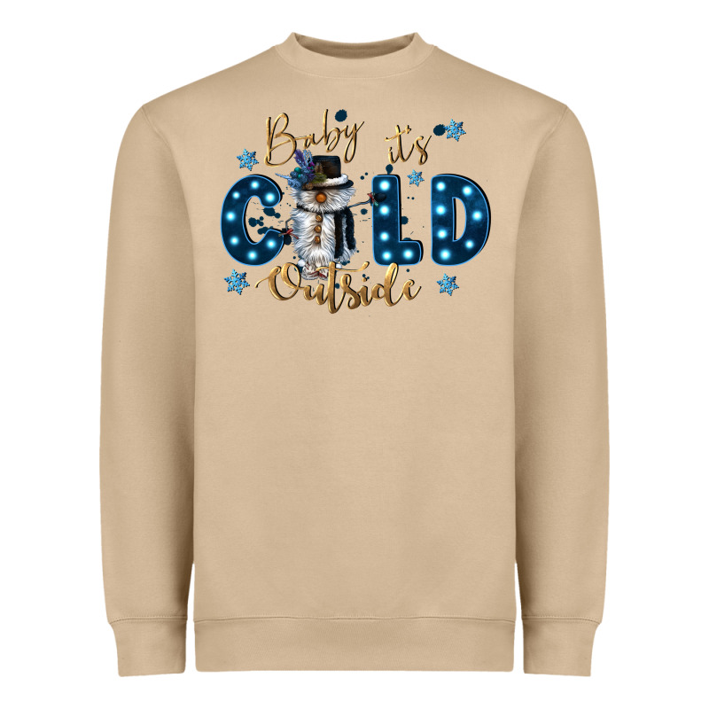 Baby Its Cold Outside Heavyweight Sweatshirt by CowGirlArtShop | Teevron