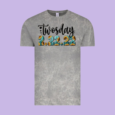 Twosday Vintage Tee Designed By Ranaportraitstore