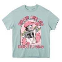 Arona roses are red inside i'm dead Heavy Core Tee - MaliasSmallBusiness
