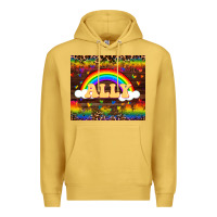 Antique Gold Ally Premium Hoodie - FaDigitalArtStudio