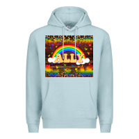 Blue Mist Ally Premium Hoodie - FaDigitalArtStudio