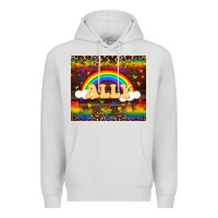 Dove Grey Ally Premium Hoodie - FaDigitalArtStudio