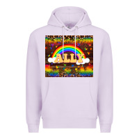 Lilac Ally Premium Hoodie - FaDigitalArtStudio