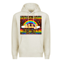 Oatmeal Heather Ally Premium Hoodie - FaDigitalArtStudio