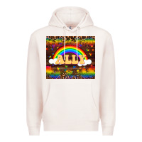 Pale Pink Ally Premium Hoodie - FaDigitalArtStudio