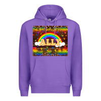 Purple Ally Premium Hoodie - FaDigitalArtStudio