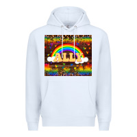 White Ally Premium Hoodie - FaDigitalArtStudio