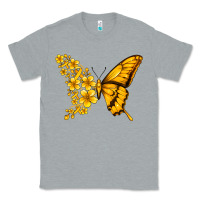 Heather Grey childhood cancer butterfly Classic Tee - Jasminsmagicworld