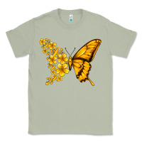 Matcha childhood cancer butterfly Classic Tee - Jasminsmagicworld
