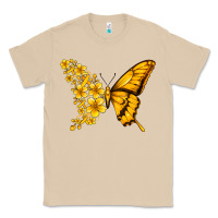 Mushroom childhood cancer butterfly Classic Tee - Jasminsmagicworld