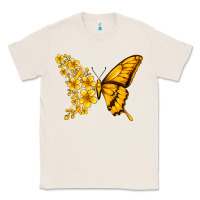 Natural childhood cancer butterfly Classic Tee - Jasminsmagicworld