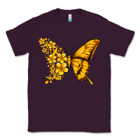 Plum childhood cancer butterfly Classic Tee - Jasminsmagicworld
