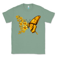 Sage childhood cancer butterfly Classic Tee - Jasminsmagicworld